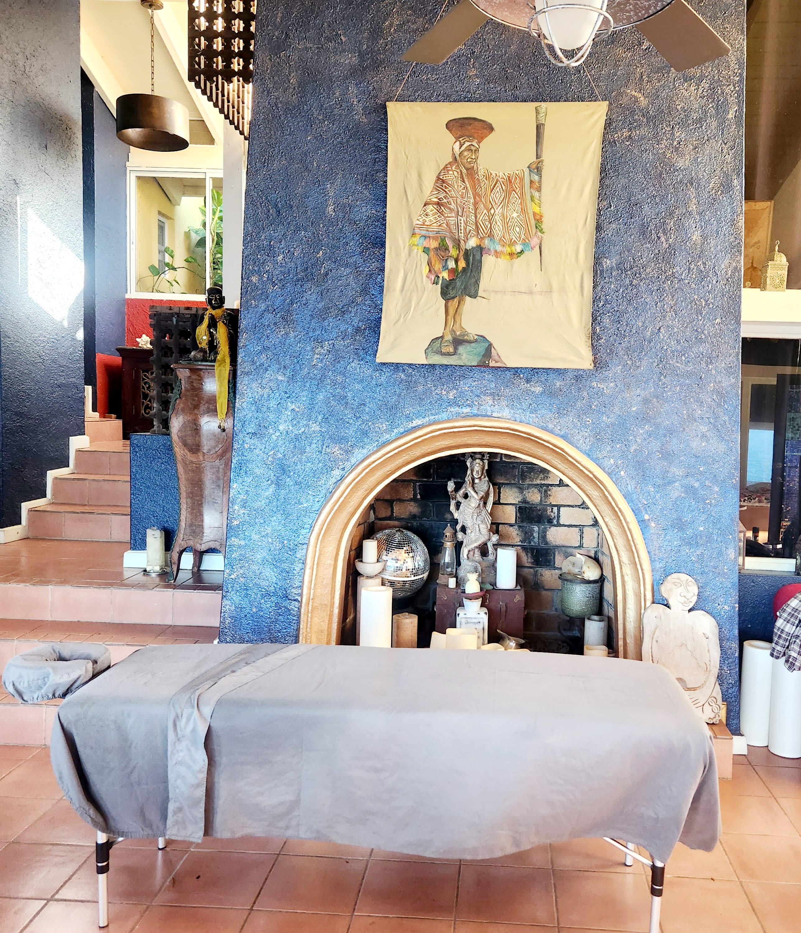 Mobile massage at vacation rental